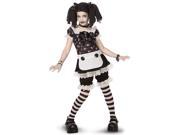 Gothic Rag Doll Child Tween Costume Medium 8 10