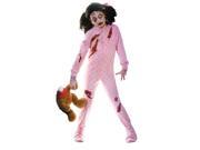Zombie Girl Child Costume Medium 8 10