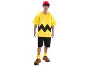 Peanuts Deluxe Charlie Brown Costume for Adults Medium