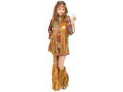 Kids Peace and Love Hippie Costume M