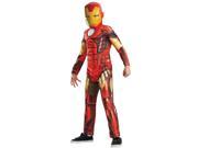 Avengers Assemble Deluxe Iron Man Kids Costume Small 4 6