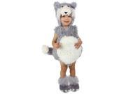 Vintage Wolf Infant Toddler Costume 18 Months 2T