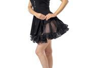 Lace Petticoat Black Adult One Size