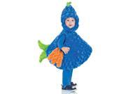 Big Mouth Blue Fish Costume For Toddlers 2T
