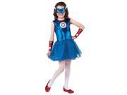 Marvel Captain America Girl Costume Small 4 6