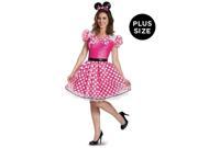 Glam Pink Minnie Mouse Adult Costume