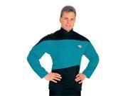 Star Trek The Next Generation Uniform Shirt Costume Blue Adult Star Trek Costumes