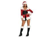 Deluxe Adult Lace Up Miss Santa Costume Christmas Costumes Sexy