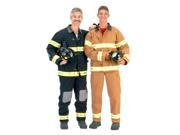 Adult Black Fireman Costume with Helmet Fire Fighter Costumes