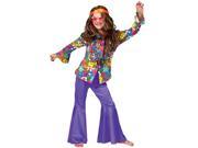 Girls Purple Hippie or Disco Costume Pants Disco and Hippie Costumes