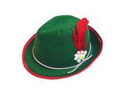 Bavarian Hat with Flower and Quill Costume Hats