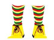 Red Green and Yellow Adult Clown Socks Clowns Costumes