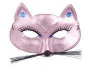 Pink Panther Half Mask with Gemstones Mardi Gras Costumes