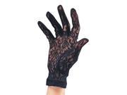 White or Black Lace Adult Gloves Costume Gloves