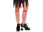 Red and White Striped Knee Highs Stockings and Knee Highs