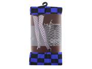 Black and Blue Checkerboard Pantyhose Stockings and Pantyhose