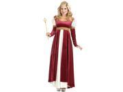 Wine and Ivory Lady of Camelot Plus Size Costume Renaissance or Medieval Costumes