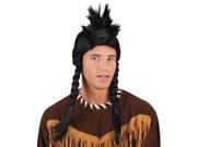 Punk Black Mohawk Wig Native American Indian Costumes