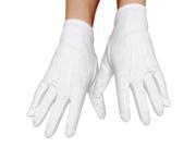 White Costume Gloves Adult Costumes