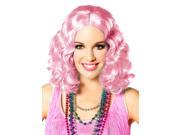 Party Icy Pink Flapper Costume Wig Costume Wigs