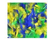 Yellow Green and Blue Feather Boa Flapper Costumes