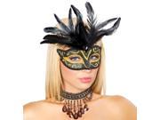 Black and Gold Masquerade Costume Mask Fancy Masks