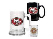 San Francisco 49ers 15oz Tankard 15oz Ceramic Mug 2oz Shot Glass Set