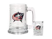 Columbus Blue Jackets Boilermaker Set Primary Logo