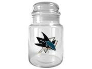 San Jose Sharks 31oz Glass Candy Jar