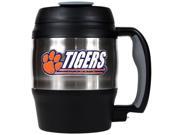 Clemson Tigers NCAA 52oz. Stainless Steel Macho Travel Mug with Bottle Opener
