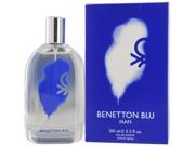 BENETTON BLU by Benetton EDT SPRAY 3.4 OZ for MEN