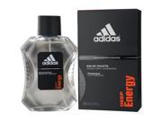 Adidas Deep Energy by Adidas EDT Spray 3.4 Oz Developed With Athletes for Men