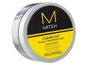 Paul Mitchell Men By Paul Mitchell Mitch Clean Cut Medium Hold Semi Matte Styling Cream 3 Oz