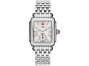 Michele Ladies Deco 16 Mother of Pearl Diamond Dial Watch MWW06V000002