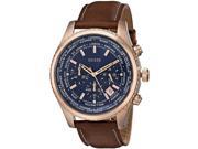 GUESS Leather Chronograph Mens Watch U0500G1