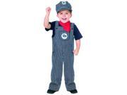 Train Engineer Toddler Costume 3T 4T