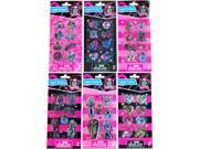 Monster High Liquid Sticker Set Of 6 Packs