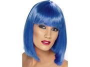 Wig Neon Blue Glam