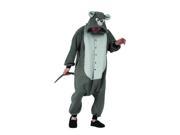 Funsies Kigurumi Mouse Fleece Jumpsuit Costume Adult