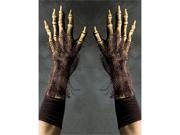 Survivor Super Action Costume Bone Gloves