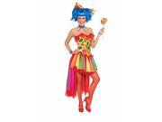 Pippi Polkadot Costume Clown Corset Adult