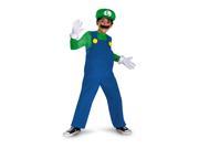 Super Mario Bros Deluxe Luigi Costume Child