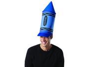 Crayola Blue Crayon Costume Accessory Hat Adult
