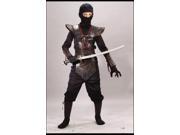 Ninja Leather Like Brown Realistic Child Costume Large