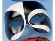 Voodoo Black White Costume Eye Mask