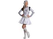 Star Wars Deluxe Storm Trooper Girl Dress Costume Tween Small