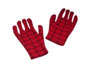 Spiderman Classic Adult Short Red Costume Gloves