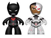 DC Universe 2 Mini Mezitz 2 Pack Batman Beyond Cyborg Figures