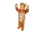 Brown Plush Tiger Costume Child Infant 2T 4T