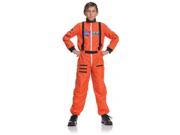 Astronaut Orange Jumpsuit Child Costume Large